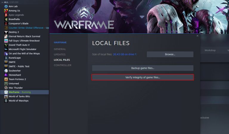 How To Fix The Warframe Screen Flickering Issue on Windows 10