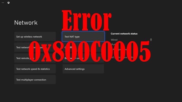 Error 0x800C0005 On Your Xbox Series S 4