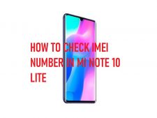 How To Check IMEI number in Mi Note 10 Lite