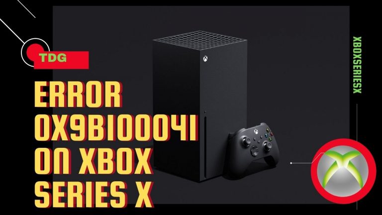 How To Fix Error 0x9b100041 On Xbox Series X
