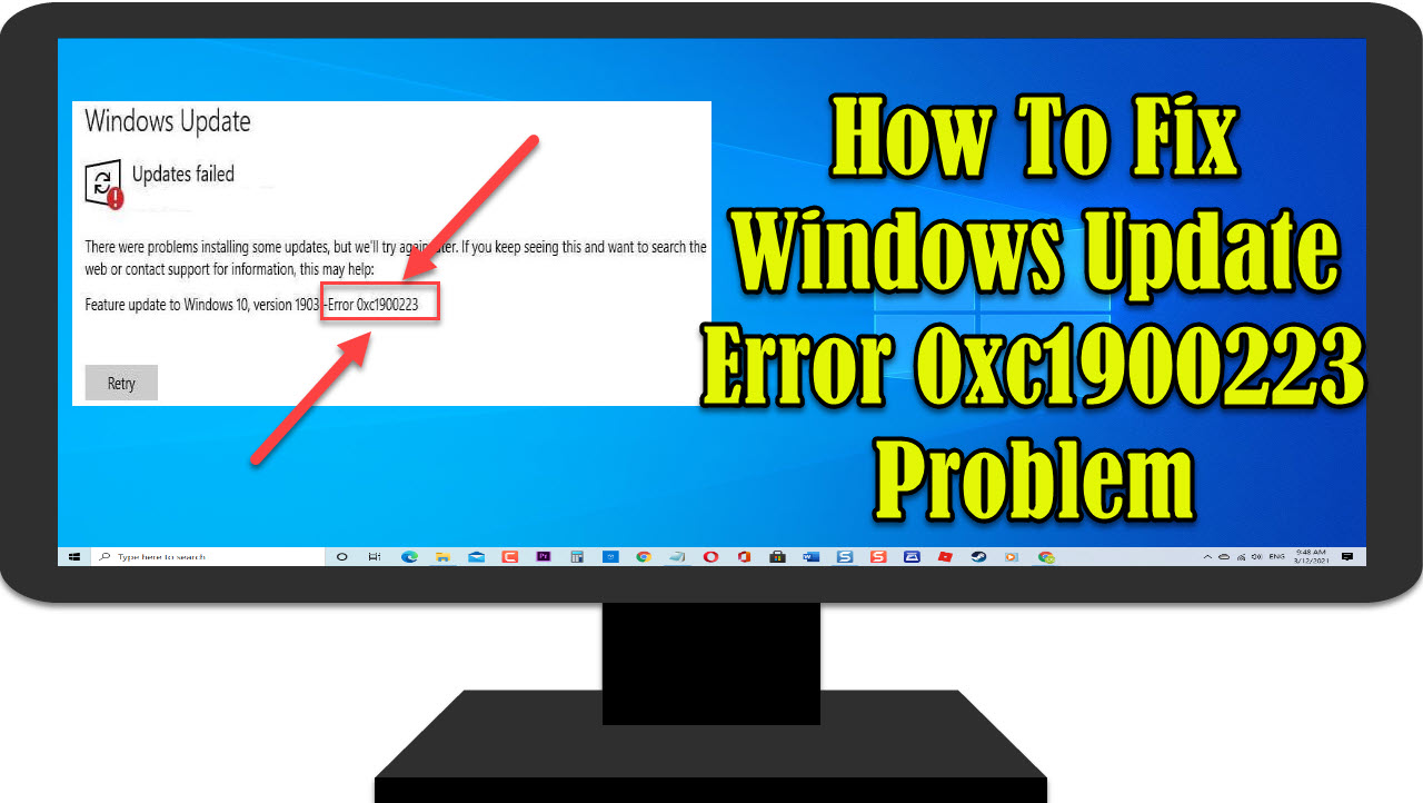 How To Fix Windows Update Error 0xc1900223 Problem 0208