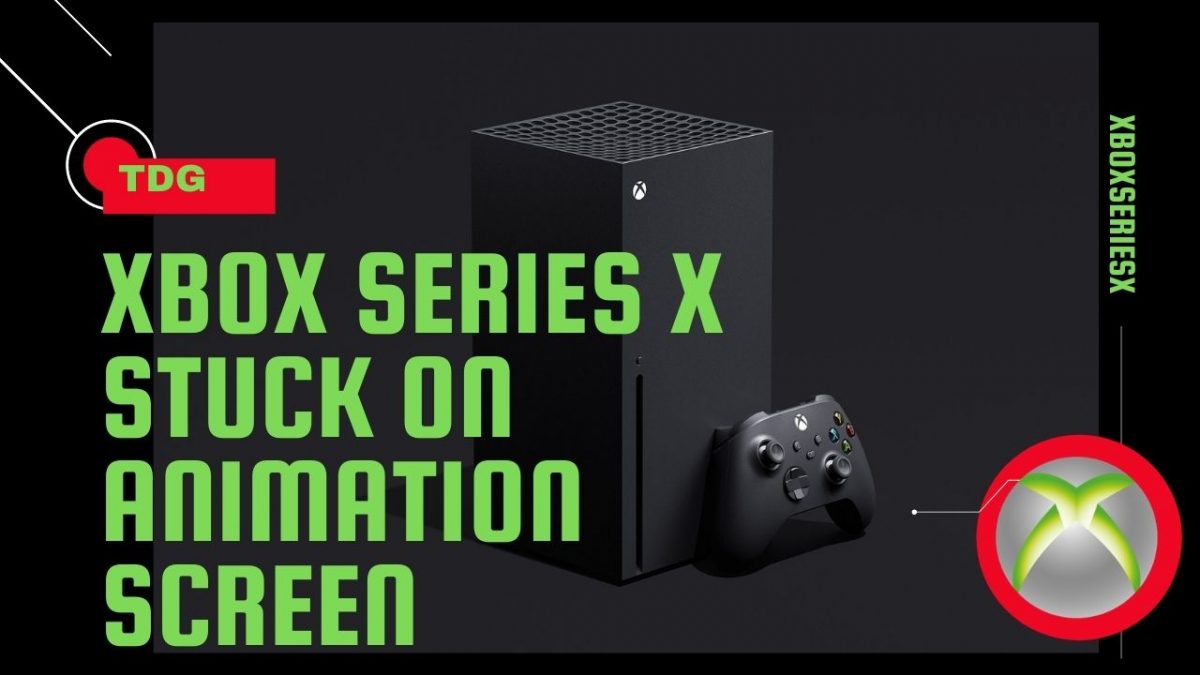 how to fix xbox series x stuck on animation screen issue