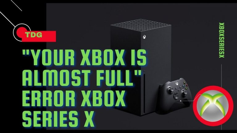 How To Fix Your Xbox is almost full Xbox Series X
