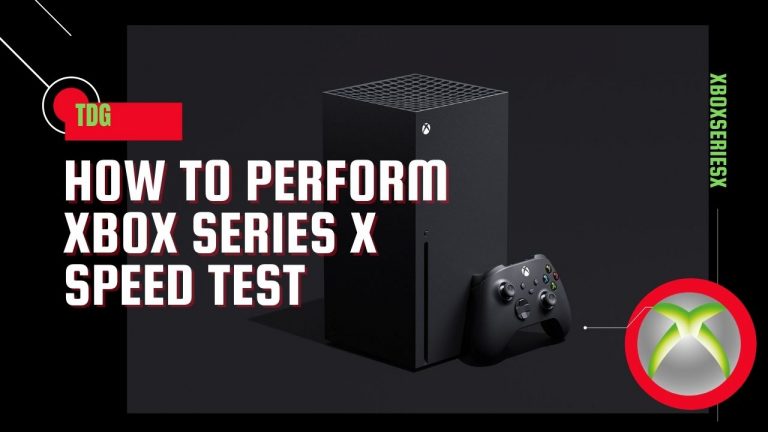 How To Perform Xbox Series X Speed Test