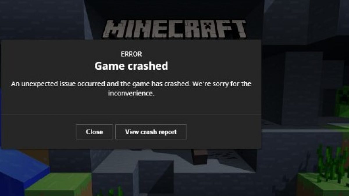 How To Fix Minecraft Game Crashed Error On Pc New Updated In 22