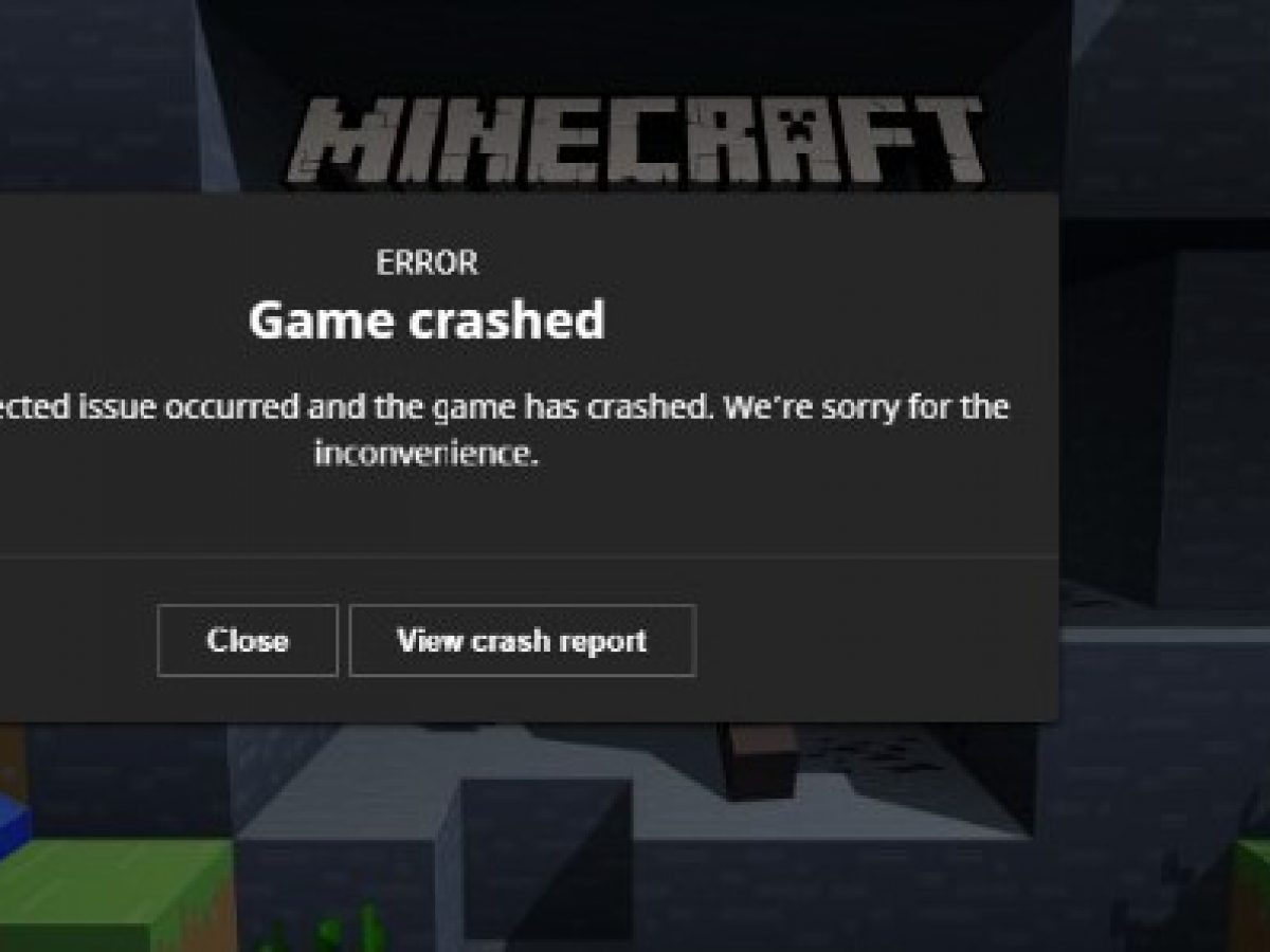 How To Fix Minecraft Game Crashed Error On Pc New Updated In 22 The Droid Guy