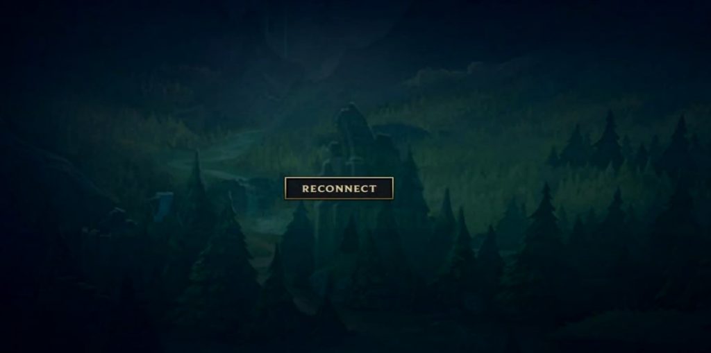 Reconnect error on League of Legends