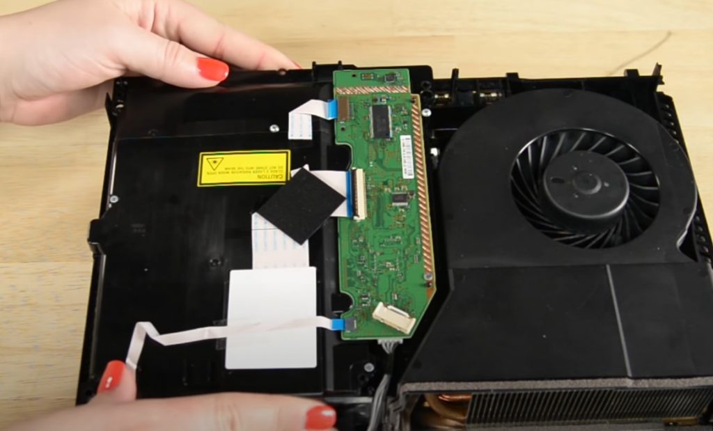 Removing PS4 optical drive