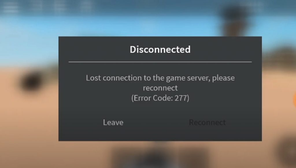 What Is The Meaning Of Error Code 277 In Roblox