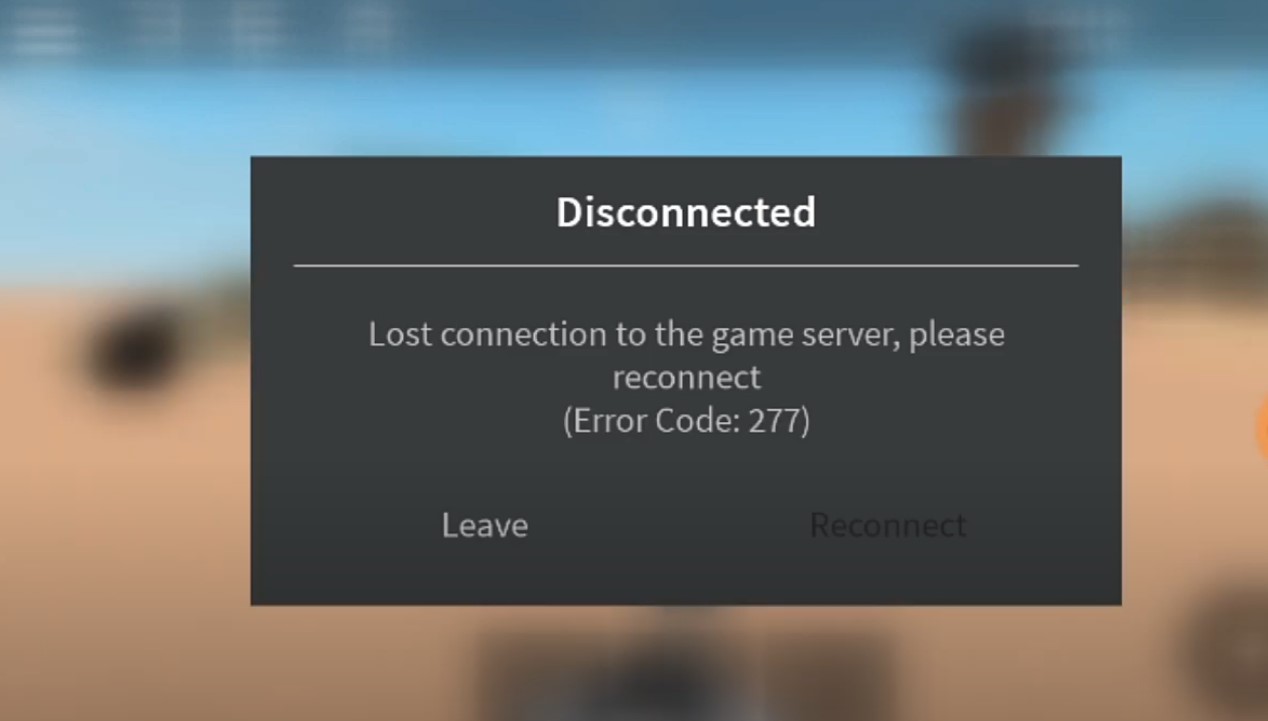 Error code 277 roblox как исправить