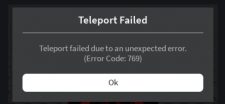 How To Fix Roblox Teleport Failed Error | Error 769 | NEW 2021