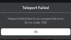 How To Fix Roblox Teleport Failed Error | Error 769 | NEW in 2022