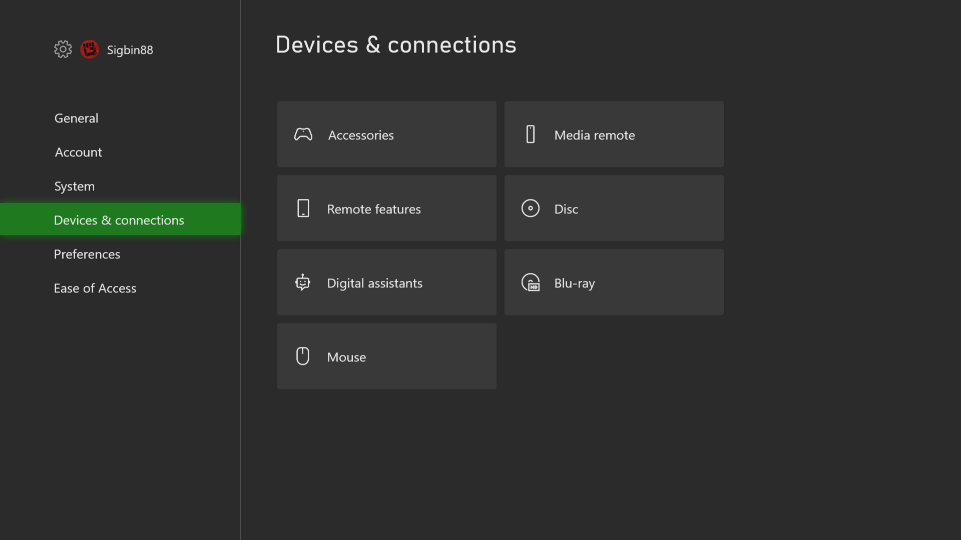 Select Devices and connections