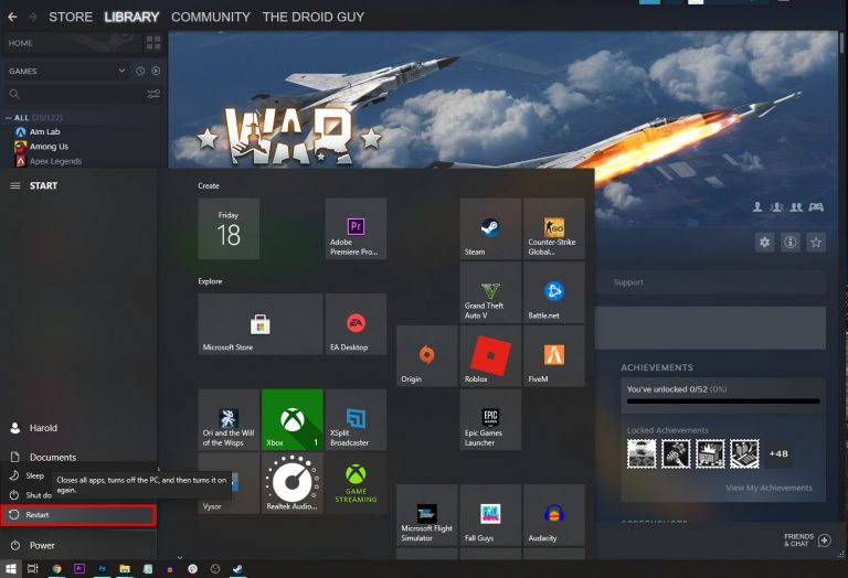 How To Fix The War Thunder Screen Flickering Issue on Steam