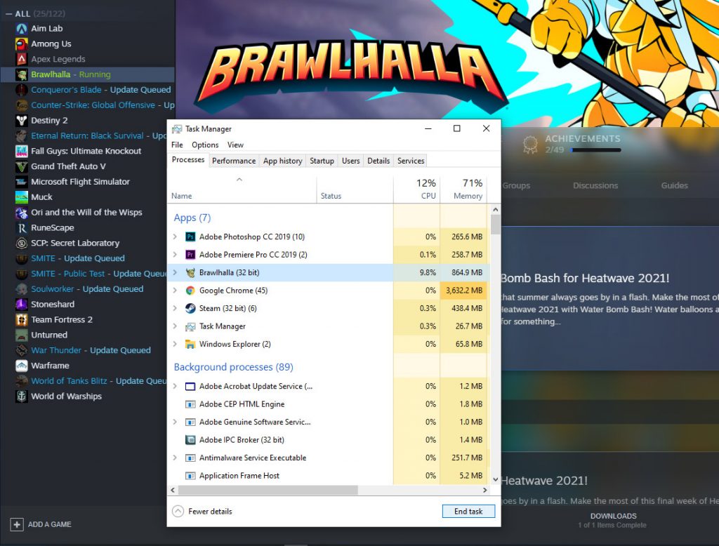 brawlhalla stuck on loading screen 1 1