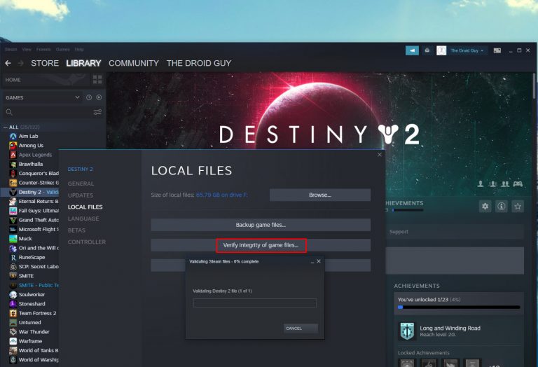 How To Fix Destiny 2 FPS Drops On Steam