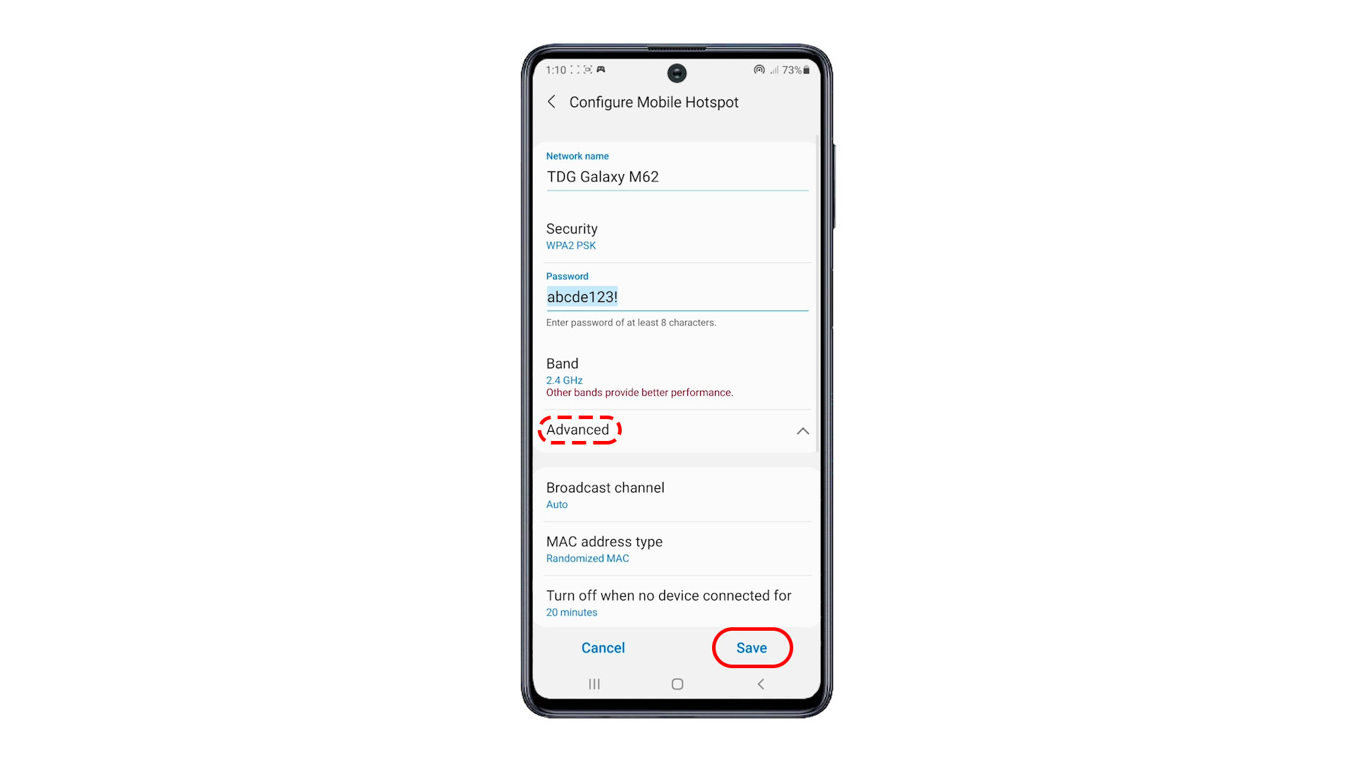 How to Activate Mobile Hotspot on Samsung Galaxy M62