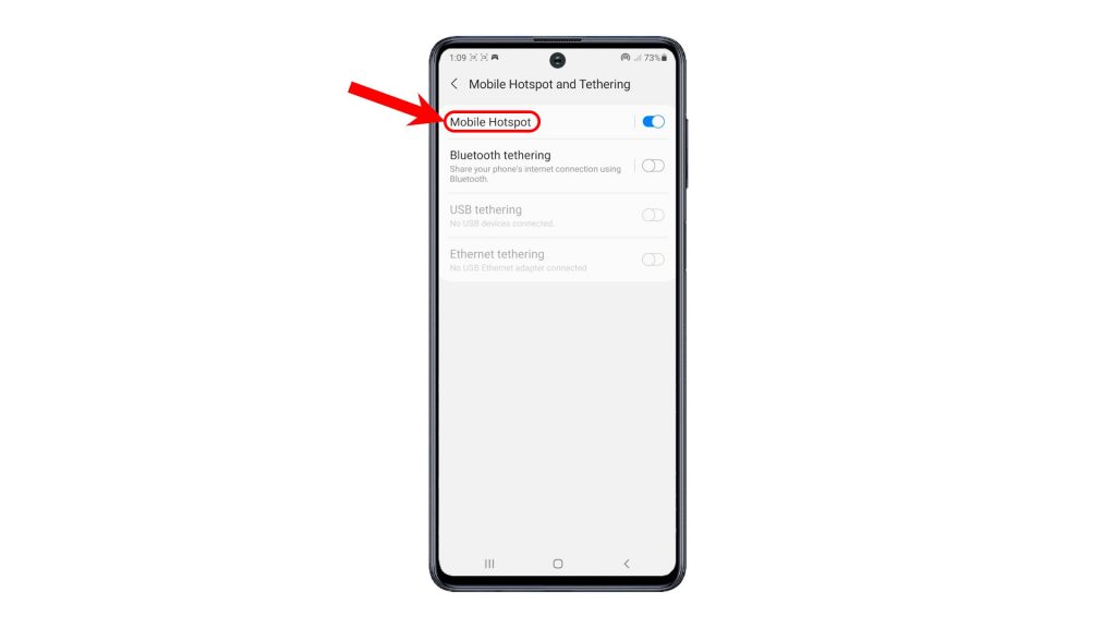 enable mobile hotspot galaxy m62 internet sharing mh