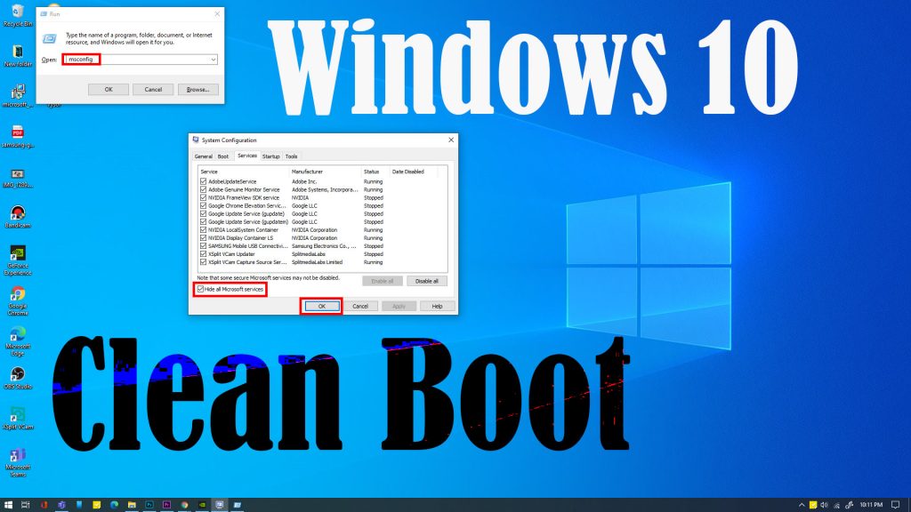 fix Hades stopped responding error windows 10 cleanboot