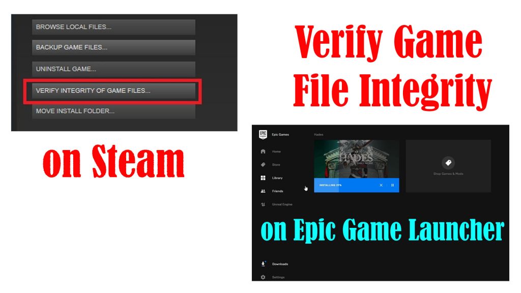 fix Hades stopped responding error windows 10 verify game files