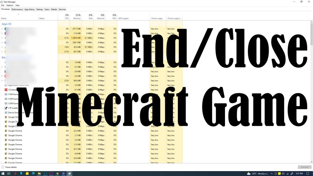 fix minecraft failed attempt to join realm error windows10 end task