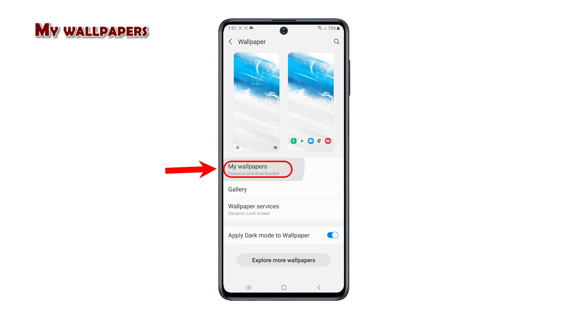 How to Change Wallpaper on Samsung Galaxy M62 Not Using Thirdparty Apps
