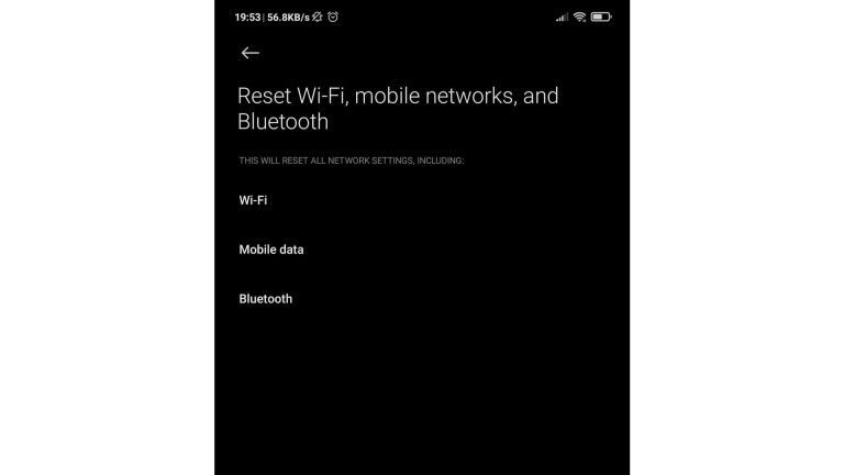 How to Reset Network Settings on Xiaomi Mi Note 10 Lite