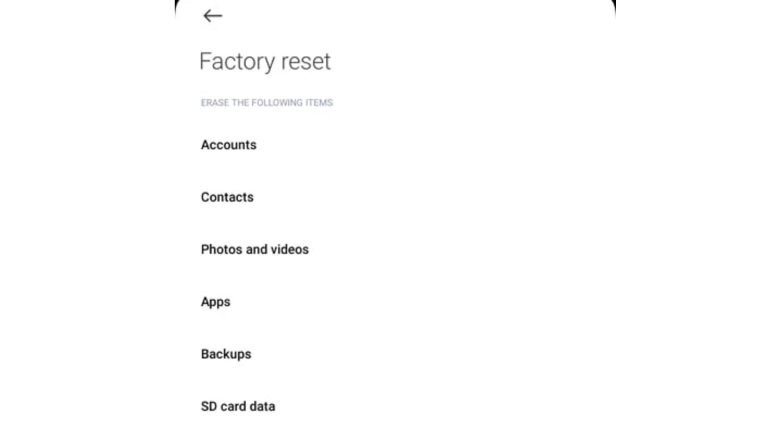 How to Reset Settings on Xiaomi Mi Note 10 Lite