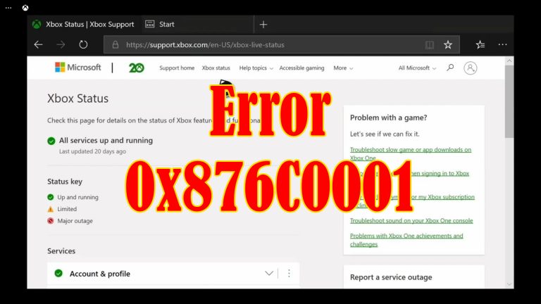 Error 0x876C0001 on Xbox Series S 5