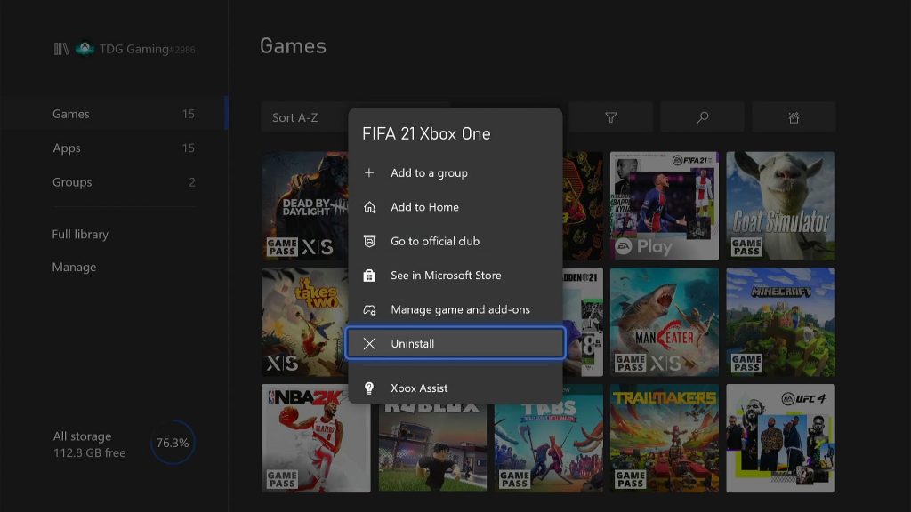 FIFA 21 That Stops Responding on Xbox Series S 4