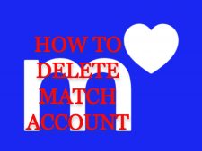 How to delete match account