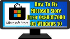 Microsoft Store Error 0x803F7000