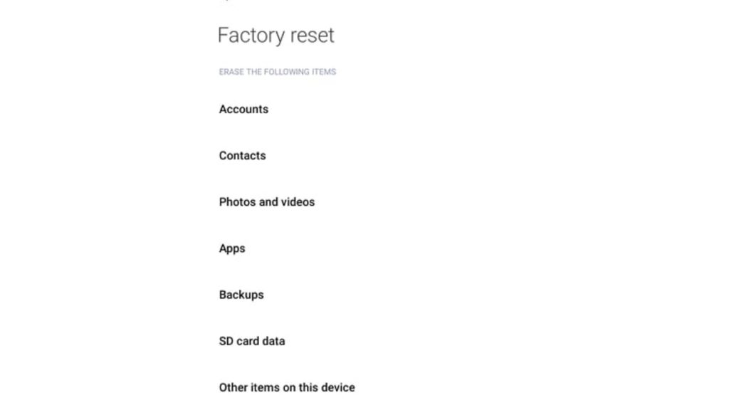 Poco M3 Pro factory reset