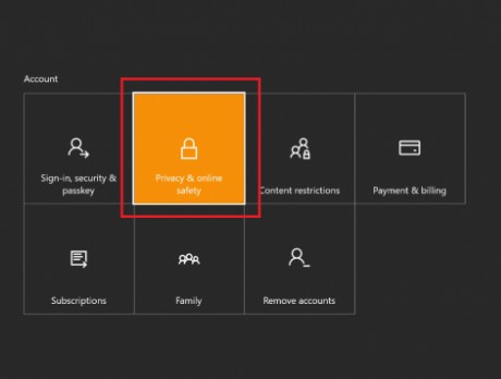 Privacy online safety xbox one 1