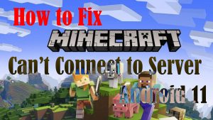 How to Fix Minecraft Can’t Connect to Server error in Android 11