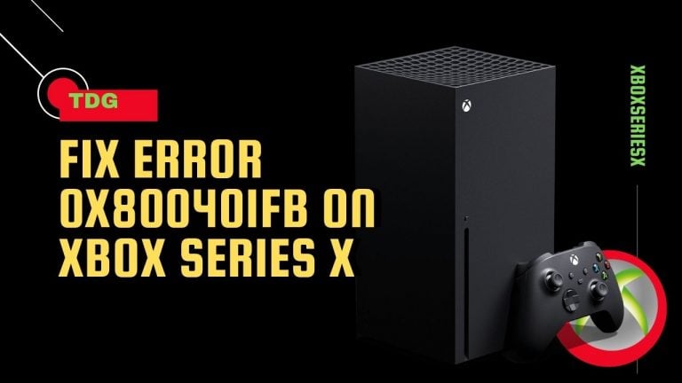 How To Fix Error 0x800401fb On Xbox Series X