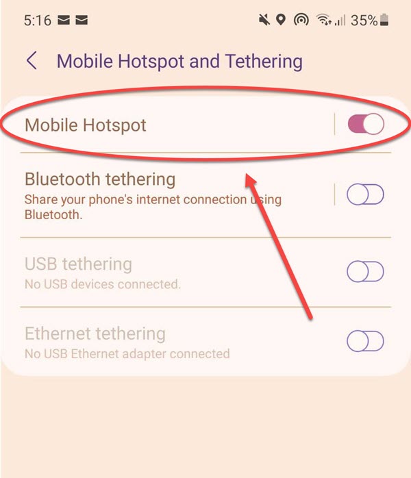 increase mobile hotspot speed on android