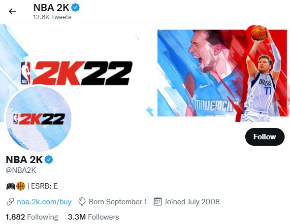NBA 2K twitter