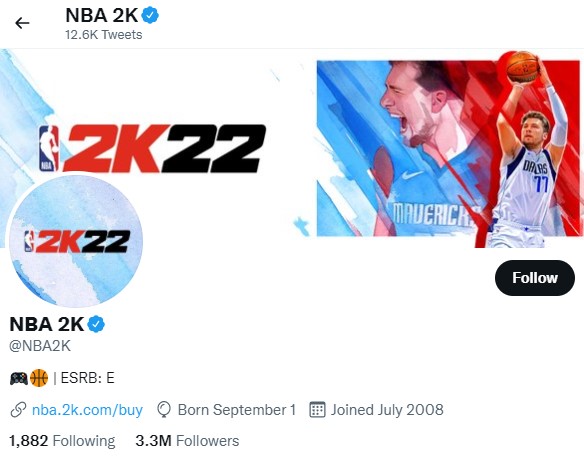 NBA 2K22 Twitter