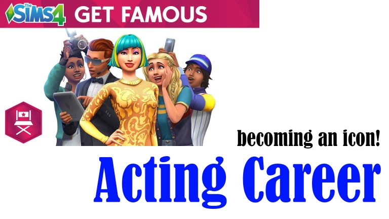 the sims 4 acting career get famous