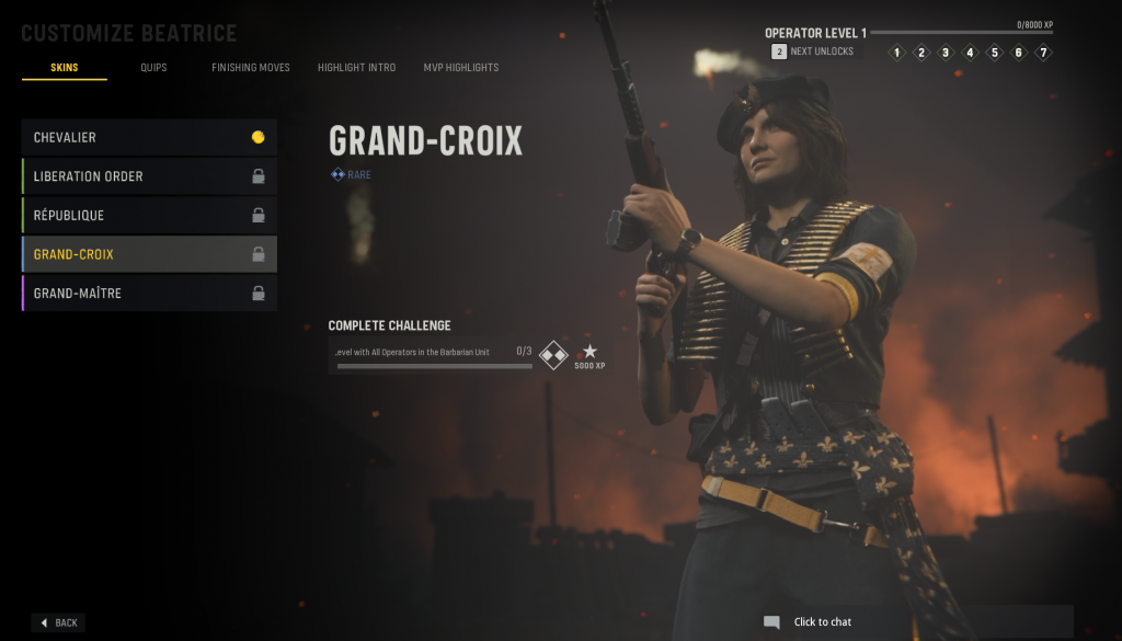 COD Vanguard operator skin