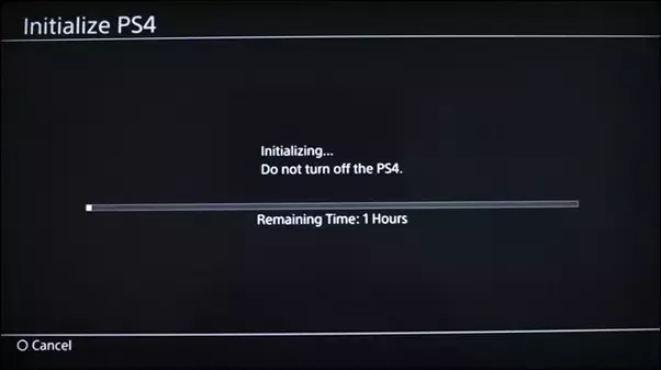 PS4 initialize