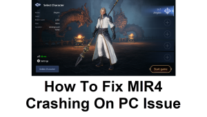 How To Fix MIR4 Crashing On PC Issue