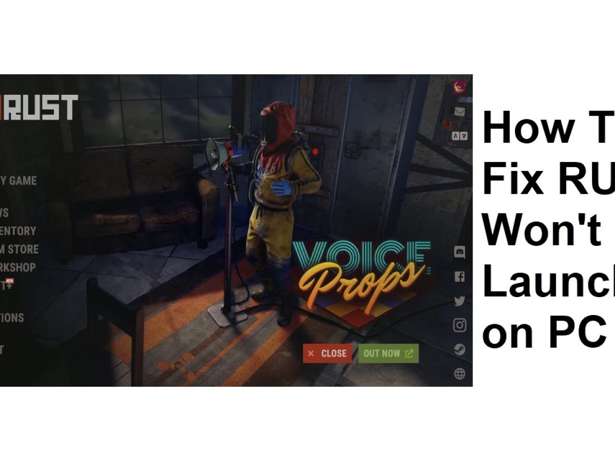 Jabeth Wilson promise Horizontal How To Fix RUST Won't Launch on PC – The Droid Guy