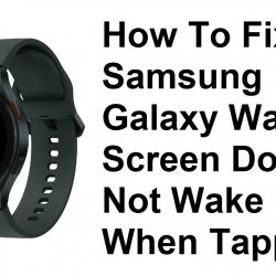 Fix Samsung Galaxy Watch 4 Screen Does Not Wake Up When Tapped