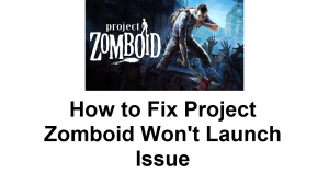 How to Fix Project Zomboid Won’t Launch Issue