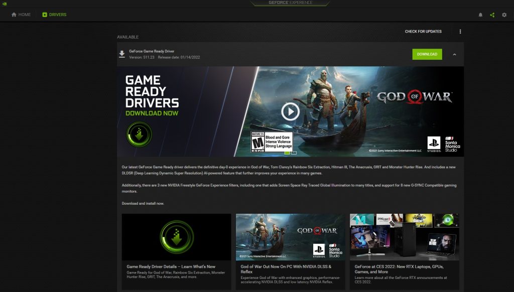 You can also use the NVIDIA GeForce Experience to update your graphics driver if you have an NVIDIA GeForce GTX or RTX graphics card. You can also use the AMD RADEON Update tool to update your graphics drivers if you have an AMD graphics card