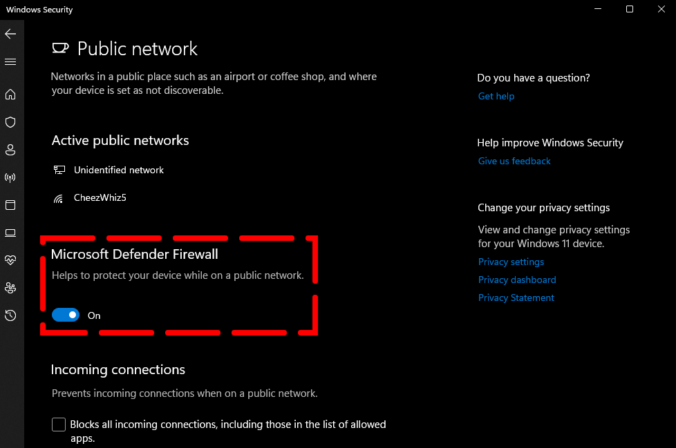 Windows Firewall