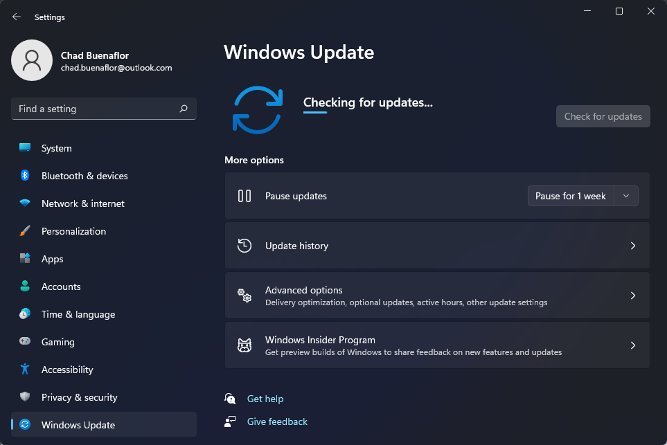 Update your PC operating system