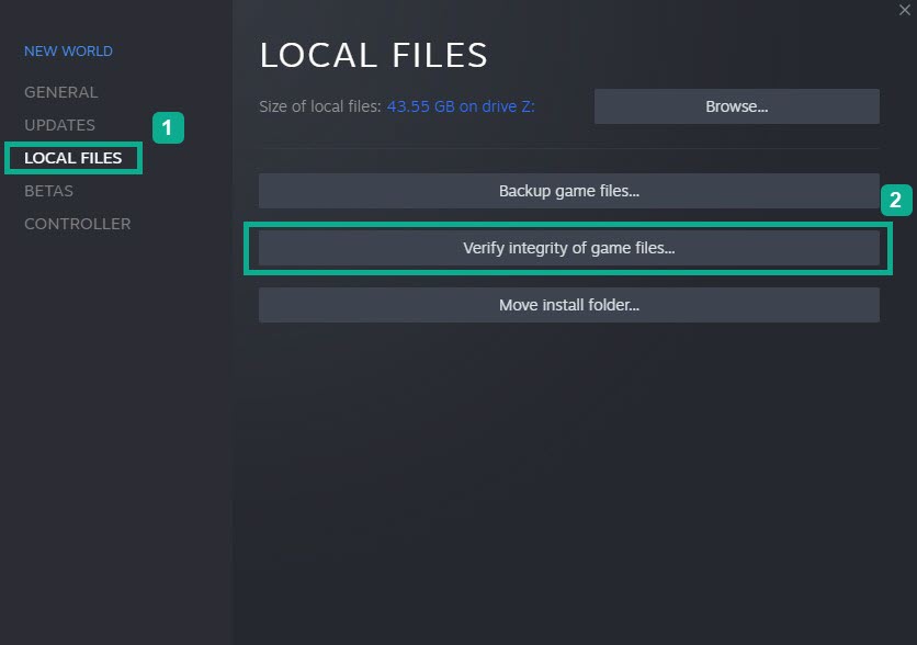 Click the local files tab and click verify integrity of game files